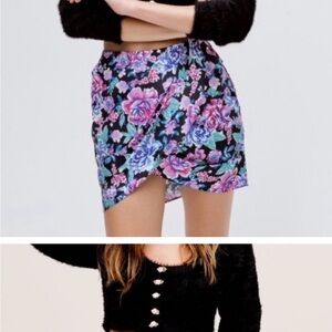 For love and lemons floral skirt